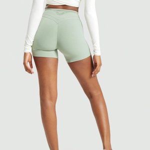 Whitney Simmons x Gymshark Moss Green Shorts